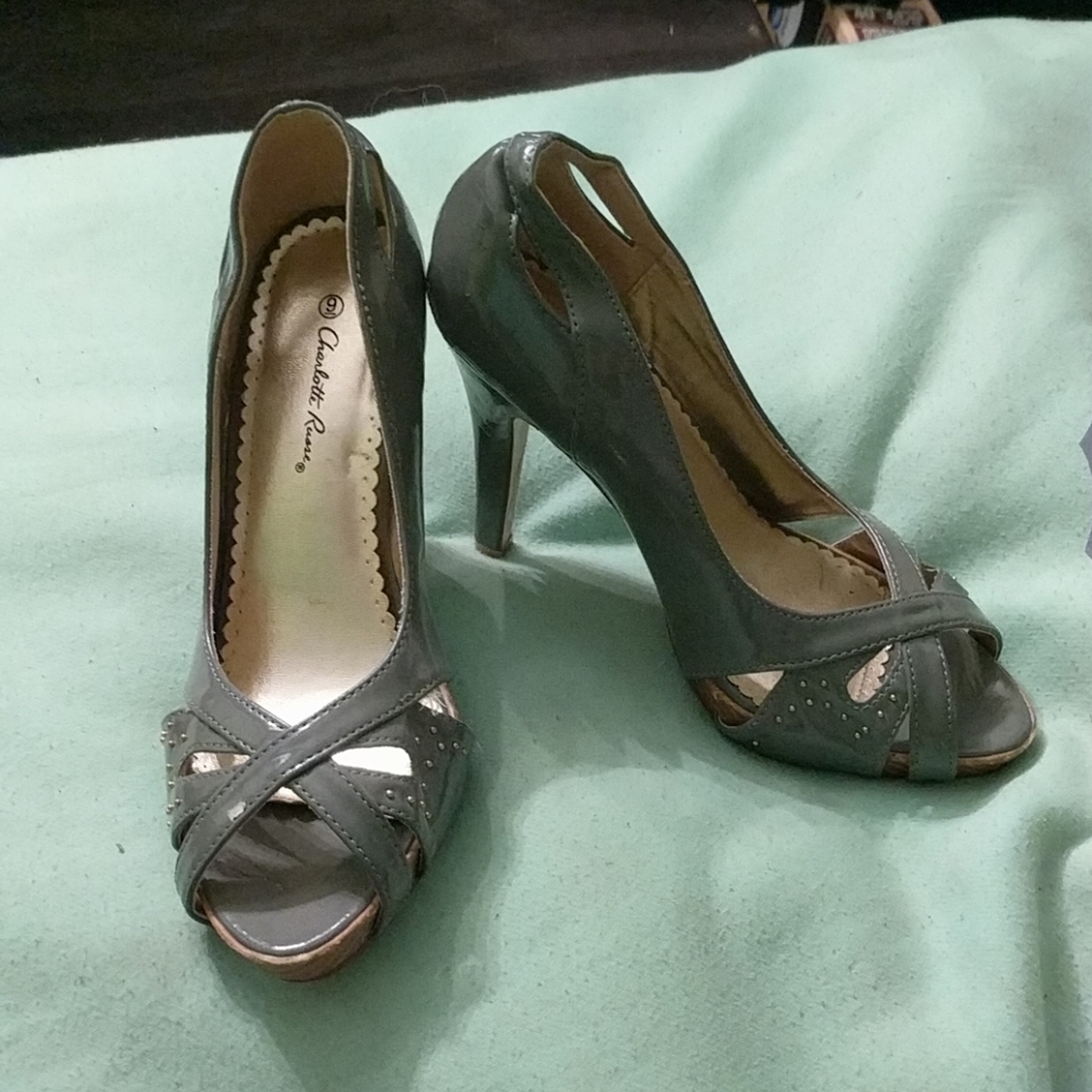 Size 9 Charlotte Rouse stiletto pair